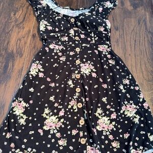 Floral Button-Down Dress